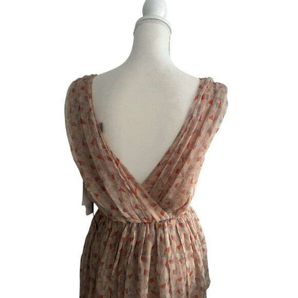 HYPE Tiered Patterned Ruffle Dress Size 4 NEW with tags - Picture 7 of 7